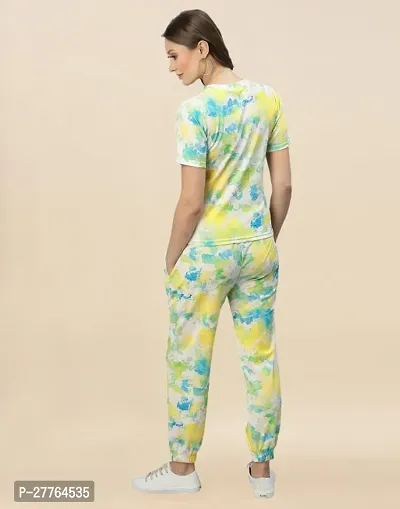 Classic Polyester Printed Top and Pyjama Nighty for Women-thumb5