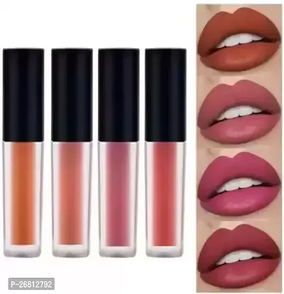Stylish Professional Makeup Edition Liquid Matte Minis Lipstick Pack Of 4-thumb0