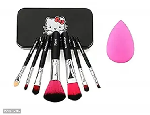 Stylish Brush Set For Makeup Pack Of  7-thumb0