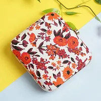 Vastans 6X6 Box Printed Party Clutch For Women (Medium, Orange)-thumb4