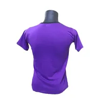 Vastans Men's Printed Half Seelve T Shirt (Free Size, Purple)-thumb1