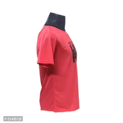 Vastans Men's Printed Half Seelve T Shirt (Free Size, RED)-thumb3