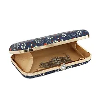 Vastans Stylish Printed Clutch For Women (Free Size, Blue)-thumb2