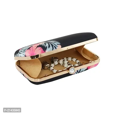 Vastans Stylish Printed Clutch For Women (Free Size, Grey)-thumb3