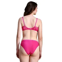 VASTANS Women's Non Padded and Non Wired Lingerie S-XXL (Medium, 3 Maroon  Pink, Rani)-thumb4