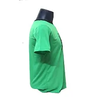 Vastans Men's Printed Half Seelve T Shirt (Free Size, Green)-thumb1