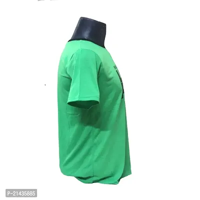 Vastans Men's Printed Half Seelve T Shirt (Free Size, Green)-thumb2