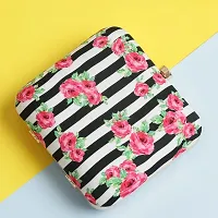 Vastans 6X6 Box Printed Party Clutch For Women (Medium, Black  White)-thumb4