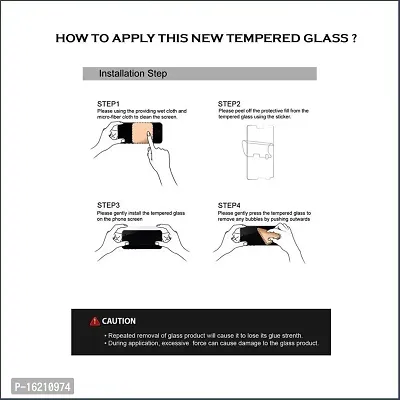 VENI SON'S New 6D/11D Tempered Glass Full Edge-to-Edge Gorilla Screen Protector Compatible with OnePlus 7T /1+7T (Black) with Easy Installation Kit-thumb3