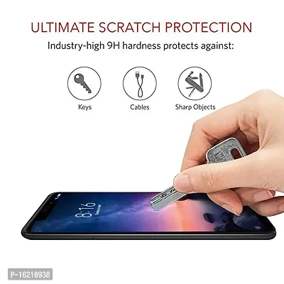 VENI SON'S New 6D/11D HD Crystal Clear Full Glue Edge to Edge Tempered Glass Screen Protector Compatible With Samsung A51 With Free Easy Installation kit-thumb2