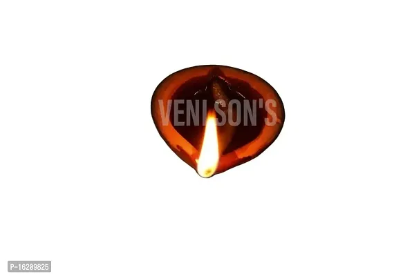 VENI SON'S Pure Full Handmade Deepak/Mitti Diya Clay for Puja/Jot/Diwali/Deepawali/Pooja/Decoration (Pack of 21X2)-thumb5