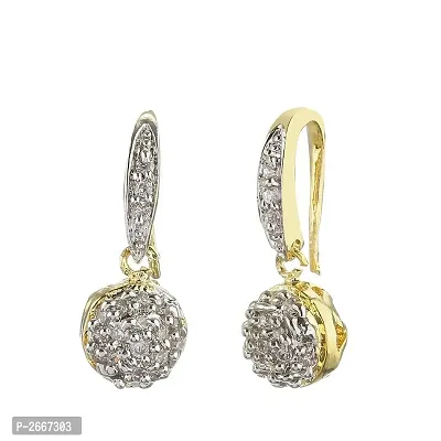 Golden Color American Diamond Alloy Jewellery Set-thumb2