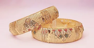 GOLD PLATED BANGELS FOR WOMEN-thumb2
