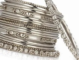Traditional Silver Plated  Bangles for Girls and Women-thumb3