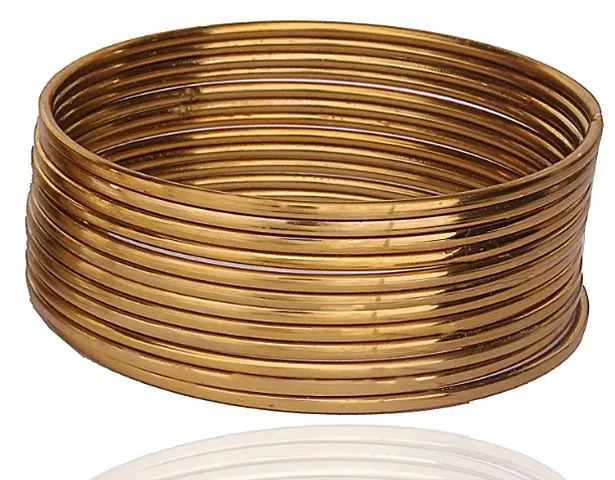 Trendy Gold Plated Traditional Fancy Bangle Sets