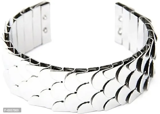 Stylish Silver Wing Design Bracelate Bangle for Women and Girls-thumb3