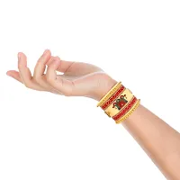 Designer Chura Bridal Punjabi Choora Rajasthani Rajputi Fashion Jewelry Chuda Set Red Color-thumb1