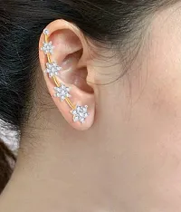 Modern Star Shape Crystel Studd Earring Set for Women And Girls-thumb2