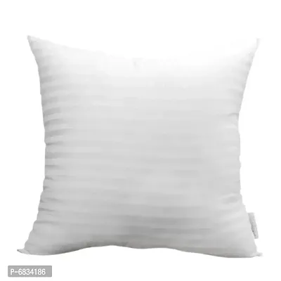 White Striped Microfibre Cushion covers-thumb2