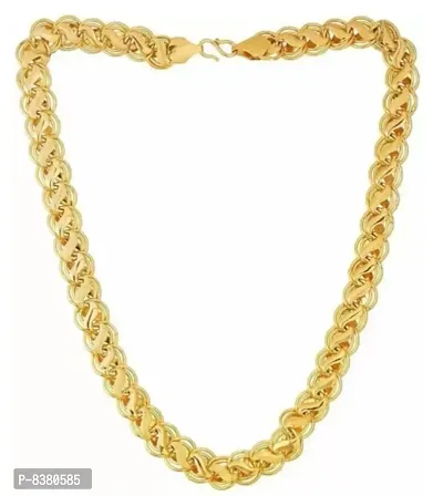 Traditional Golden plated Link Chain for Men and Women-thumb0