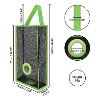 Trendymart Big Size Home Store Recycle Breathable Mesh Hanging Plastic Garbage Bags Storage Holder multicolor-thumb2