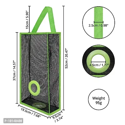 Trendymart Big Size Home Store Recycle Breathable Mesh Hanging Plastic Garbage Bags Storage Holder multicolor-thumb3