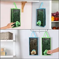 Trendymart Big Size Home Store Recycle Breathable Mesh Hanging Plastic Garbage Bags Storage Holder multicolor-thumb1
