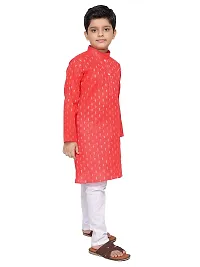 BORNWEAR Boy's Cotton Blend Kurta Set-thumb1