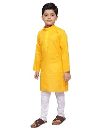 BORNWEAR Boy's Cotton Blend Kurta Set-thumb1