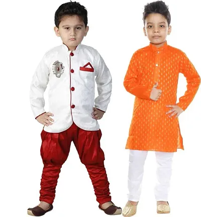 Stylish Ethnic Set For Boys Pack Of 2