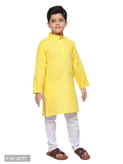 BORNWEAR Boy's Cotton Kurta Set-thumb2