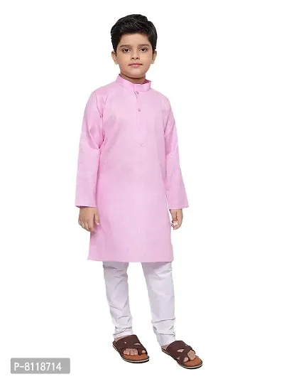 BORNWEAR Boy's Cotton Kurta Set-thumb2