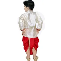 BORNWEAR Boy's Cotton Silk Kurta Set [Multicolor]-thumb2