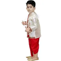 BORNWEAR Boy's Cotton Silk Kurta Set [Multicolor]-thumb1