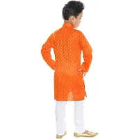 BORNWEAR Boy's Cotton Blend Kurta Set-thumb3