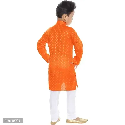 BORNWEAR Boy's Cotton Blend Kurta Set-thumb4