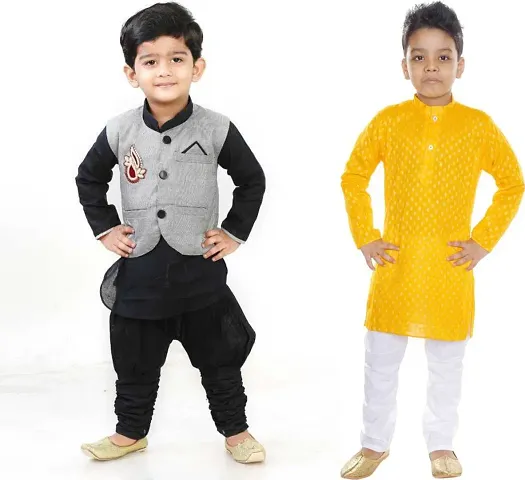 Stylish Ethnic Sets For Boys Pack Of 2