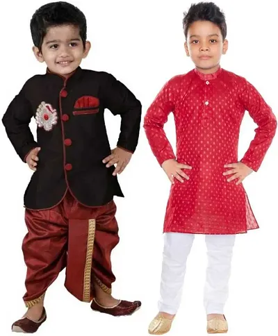 Stylish Ethnic Set For Boys Pack Of 2