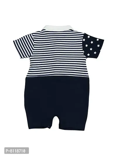 BORNWEAR Baby Boy's Cotton Rompers [Multicolor]-thumb2