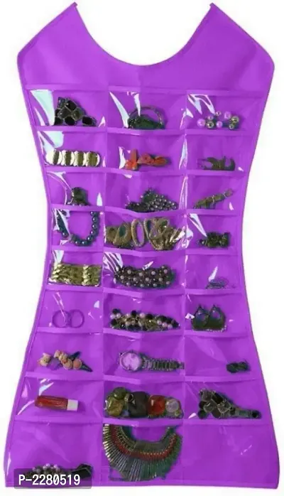 Dress Shaped Double Sided Jewellery Organizer-thumb0