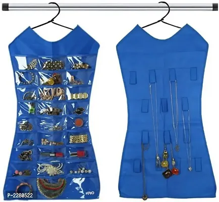 Dress Shaped Double Sided Jewellery Organizer-thumb0