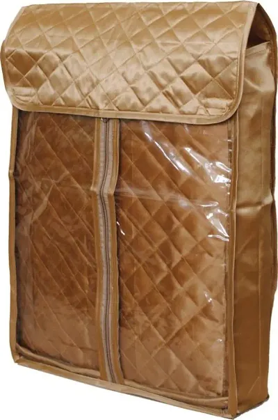 Elegant Packs Of Satin Salwar Suit Cover Storage Petticoat Bag Organizers
