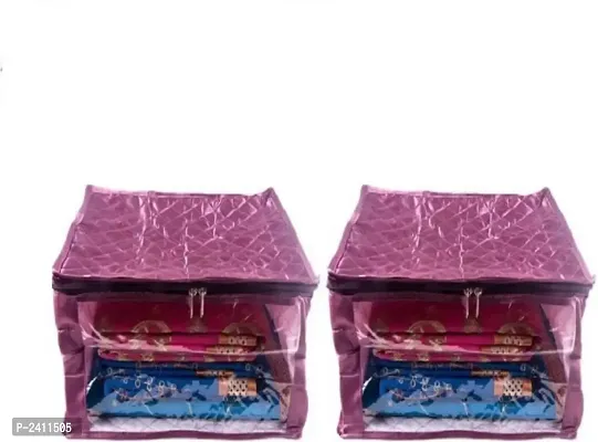 Large Satin Saree Cover(Pack of 2)-thumb0