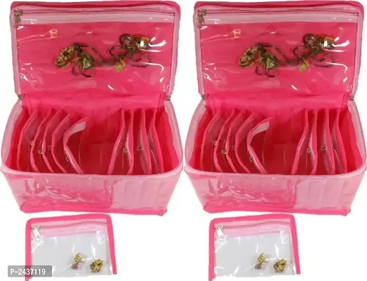 Designer Jewellery Kit Organiser With 10 Pouches (Pack of 2)-thumb0