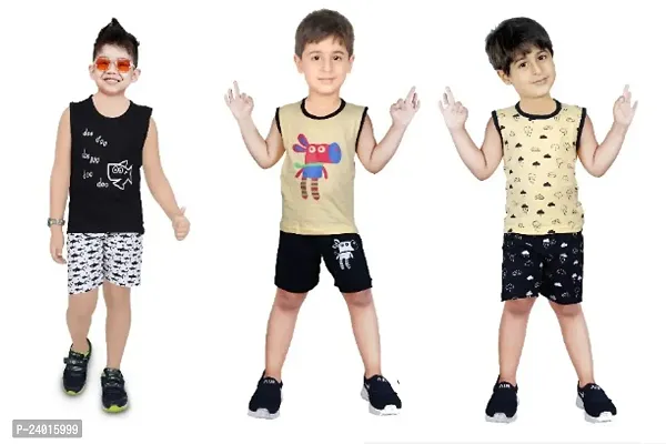 Attractive Kids Tshirt Pant(Pack Of 3)