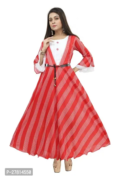 Classic Cotton Blend Dress for Kids Girl-thumb0