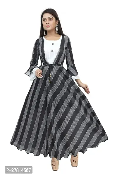 Classic Cotton Blend Dress for Kids Girl-thumb0