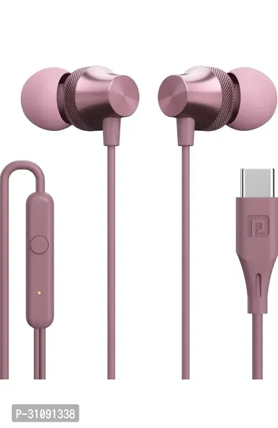 Stylish Purple In-Ear Wired Earphones-thumb0