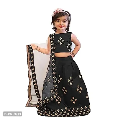 Buy Bhandari Fashion Girls Orange Raw Silk Lehenga Choli - 3 to 4 Years  Kids Online at Best Prices in India - JioMart.