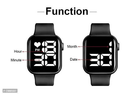 New Digital LED Full Waterproof Watch For Unisex-thumb3